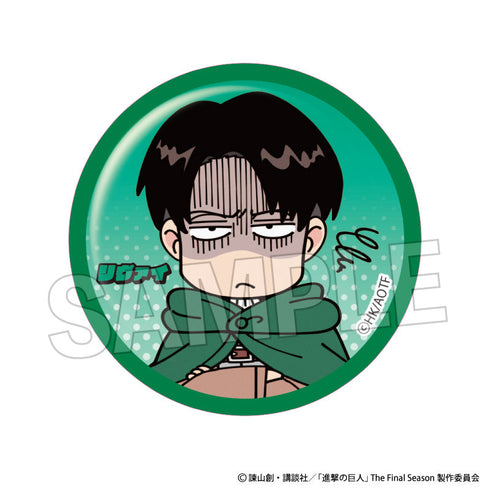 『進撃の巨人』DOTABATA!缶バッジ リヴァイ
